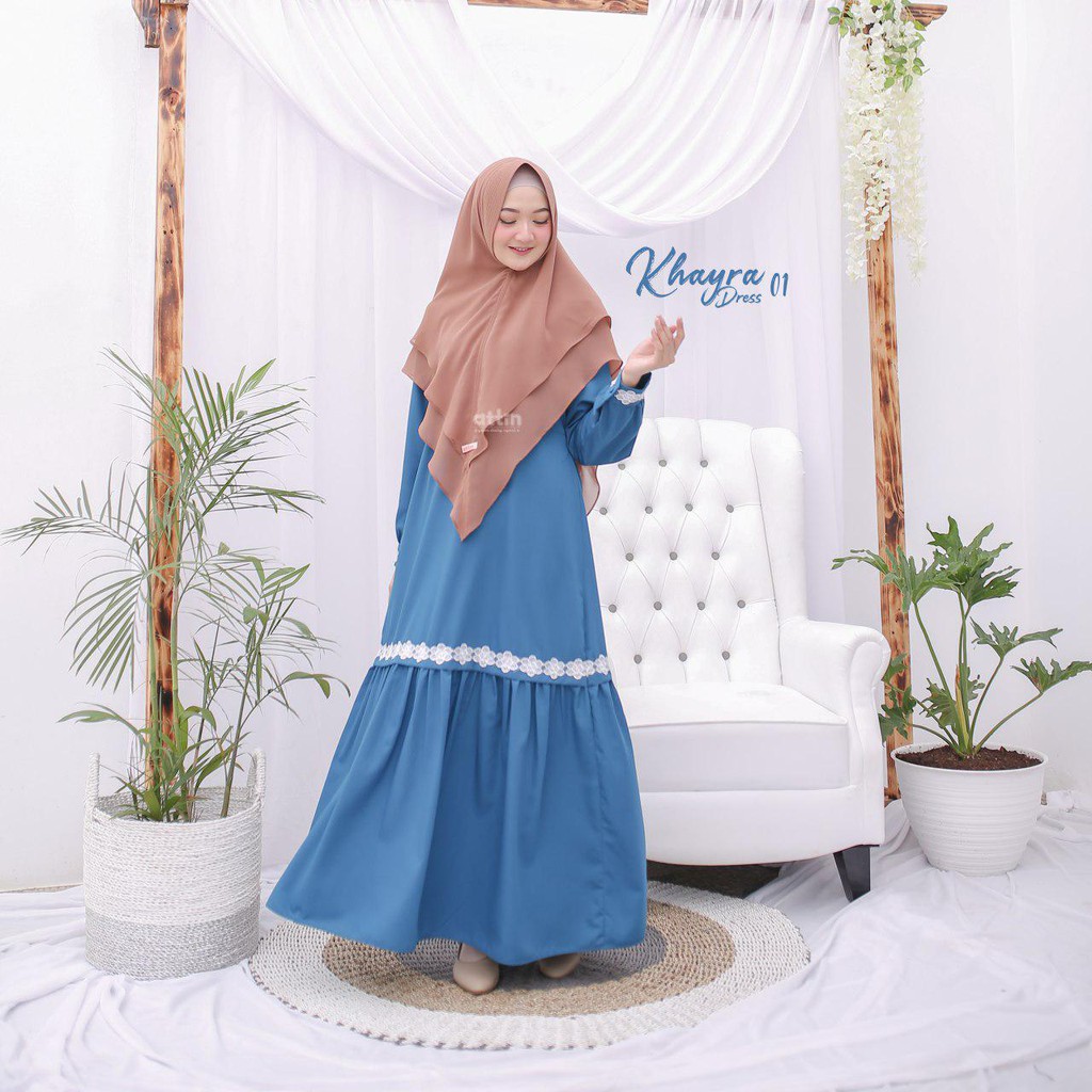 KHAYRA DRESS || Gamis Syari by ATTIN HIJAB