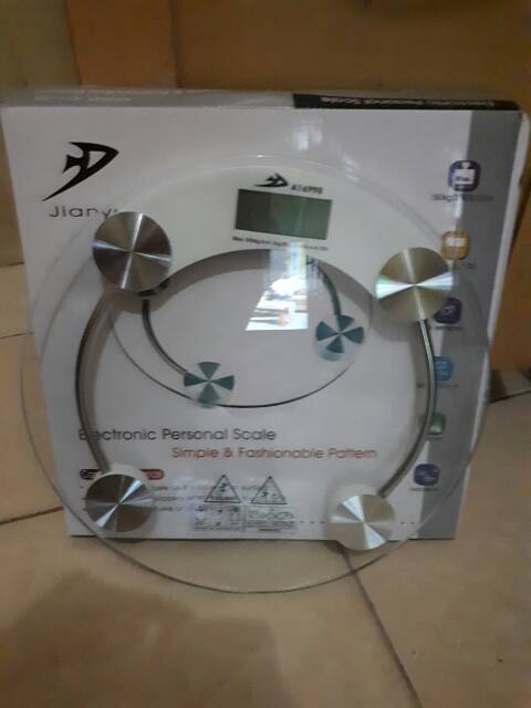 Ukuran Besar Diameter 33 cm Timbangan Badan Digital Personal Scale