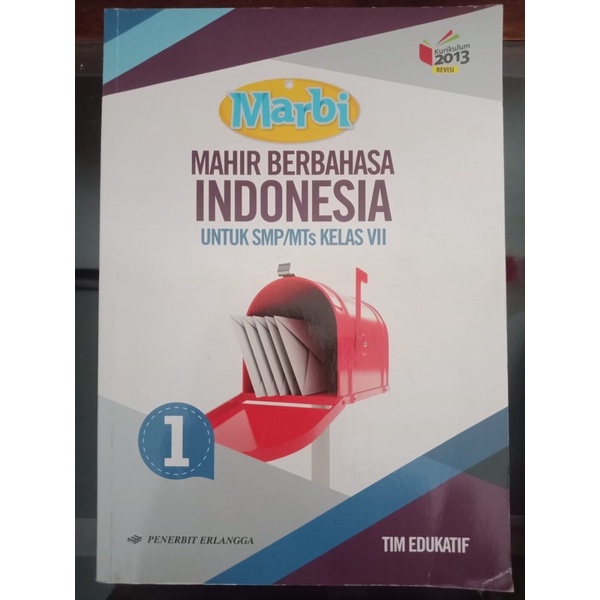 

buku Marbi Bahasa Indonesia SMP KELAS 1 Erlangga
