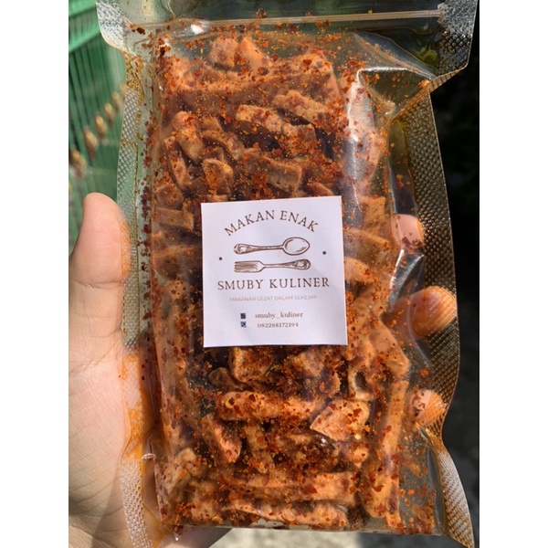 

basreng , kerupuk seblak