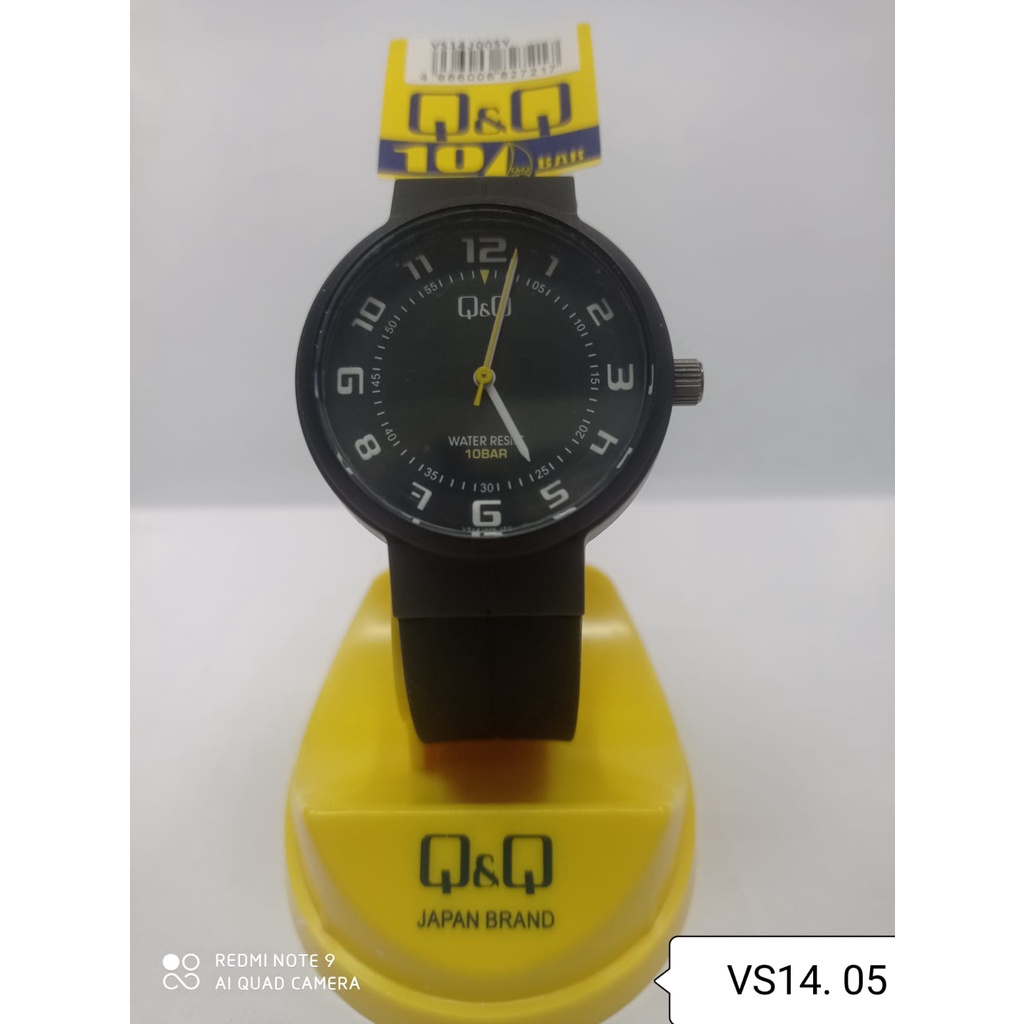 SALE Jam Tangan Pria Sporty Casual Rubber Analog Original Q&amp;Q QNQ QQ VS14 VS14J Series