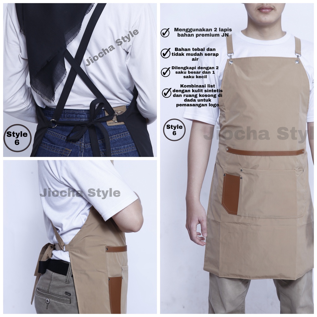 APRON / CELEMEK / APRON MASAK / APRON BARBER / APRON CHEF /APRON BARISTA /