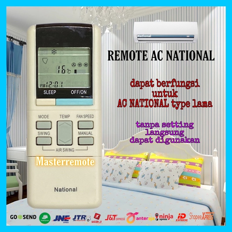 REMOT REMOTE AC NATIONAL TYPE LAMA