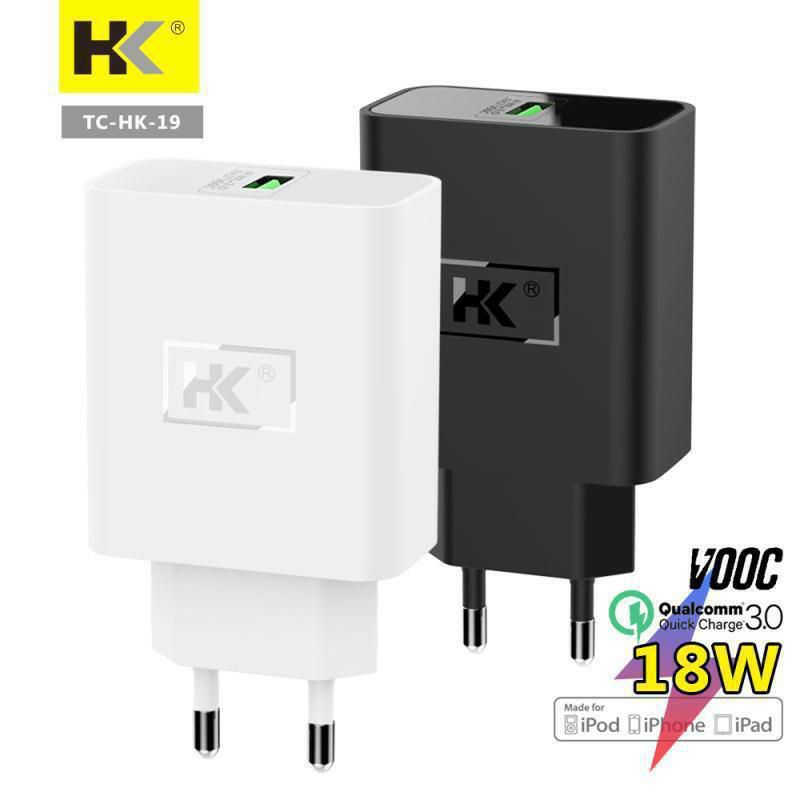 TRAVEL CHARGER TYPE C SUPPORT FAST CHARGING HK-TC19