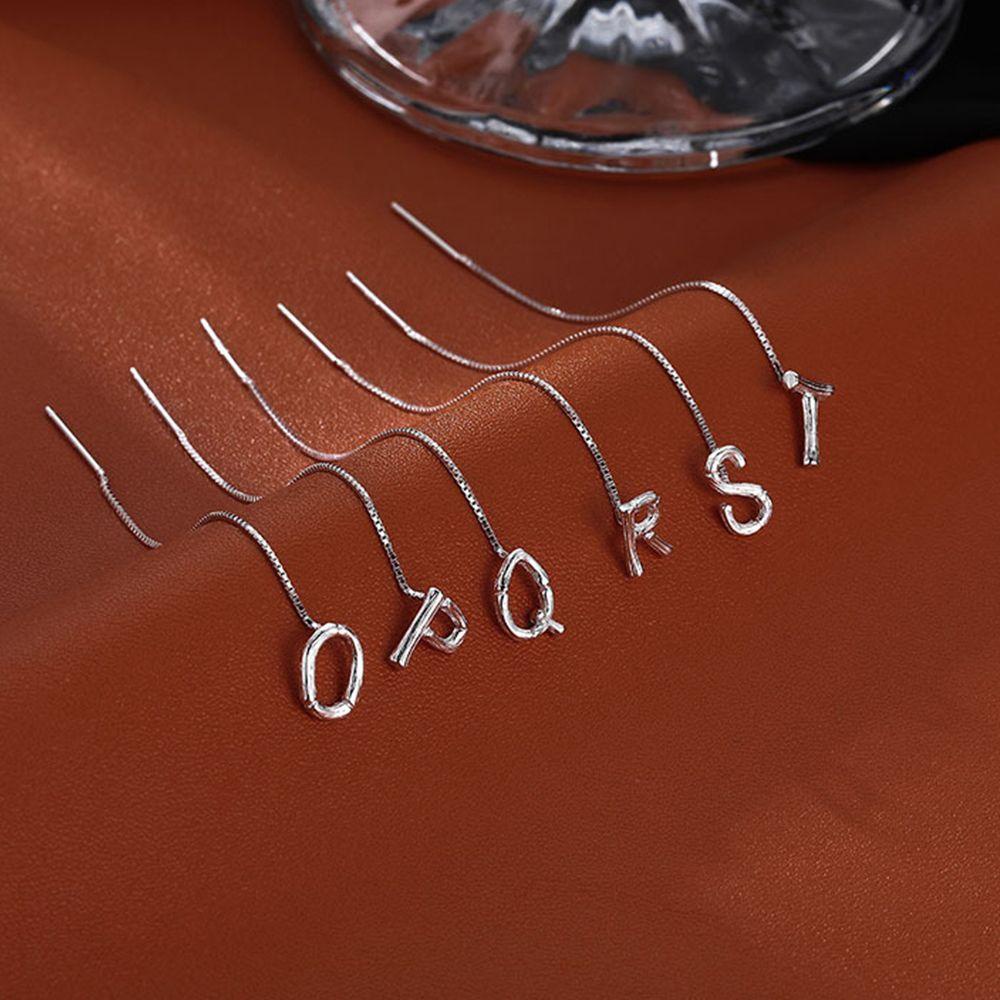 Mxbeauty Alfabet Kawat Telinga Kepribadian Hadiah Sederhana Teman Terbaik Perhiasan Aksesoris Tembaga Korea Stud Earrings