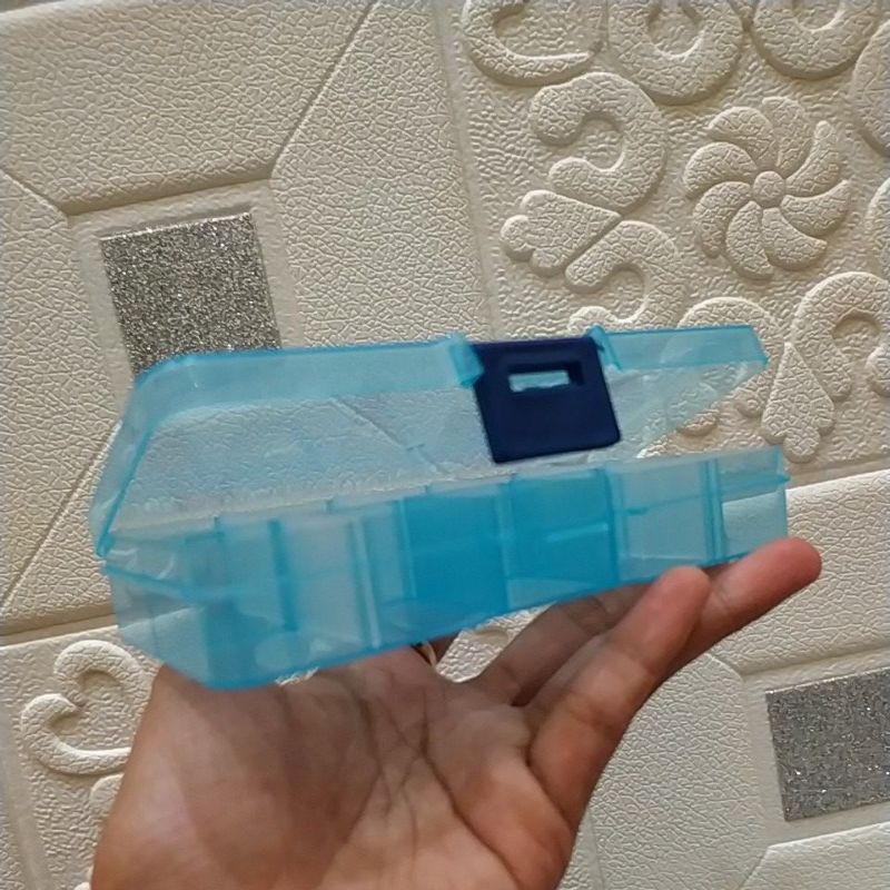 BLESSHOP Kotak Obat Kotak Sekat Box Penyimpanan Kotak Perhiasan