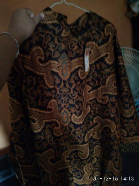 Batik Couple Gamis Sogan Aneka Motif Modern Kekinian Seragam Pakaian Kerja Kantor Rabbani Gamis Ori