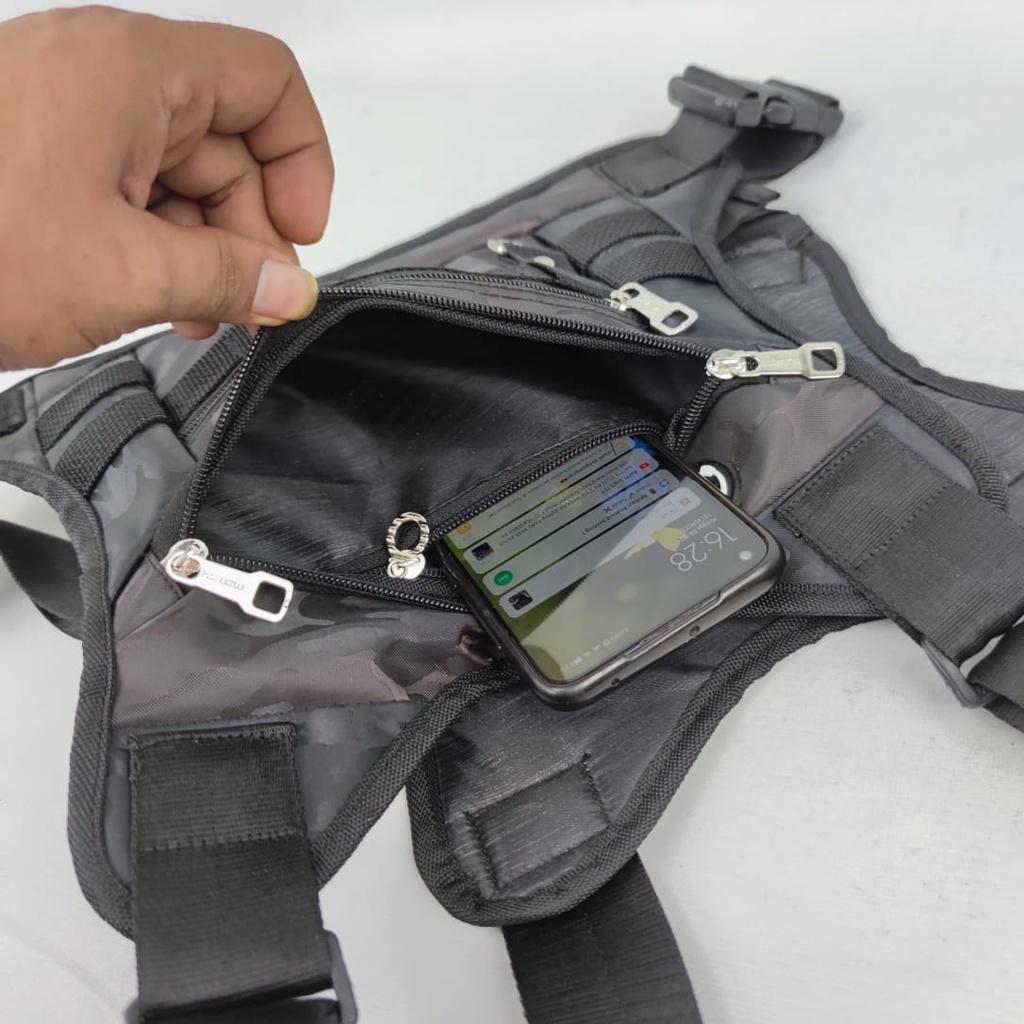 Tas Dada Army Waterproof Polo Amstar Chest Bag Tas Sepeda Chest Rig Bag Tas Rompi Tas Dada Pria