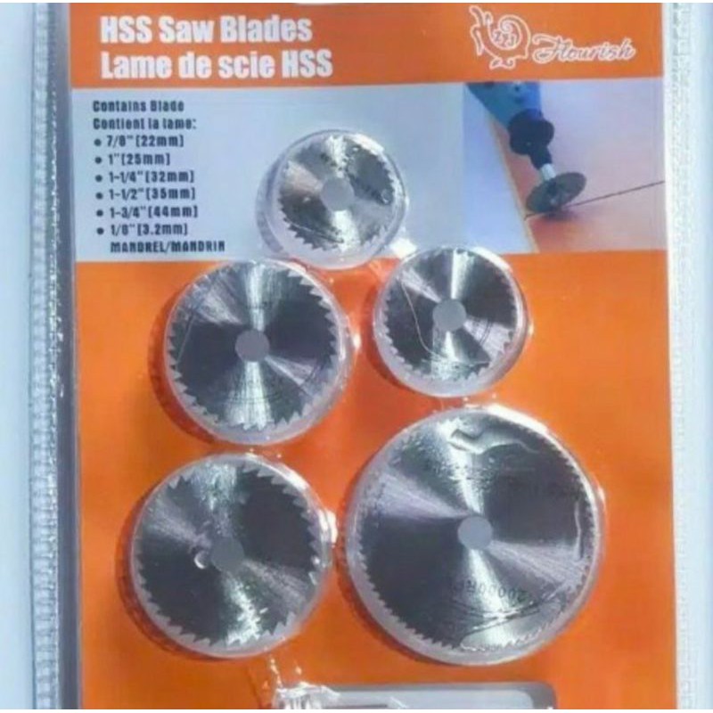 Mata Gergaji Mini 6 Pcs For Mini Die Grinder / Gergaji Gerinda Mini