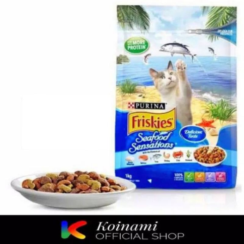 FRISKIES 500 GRAM SEAFOOD SENSATION / CAT FOOD / MAKANAN KUCING