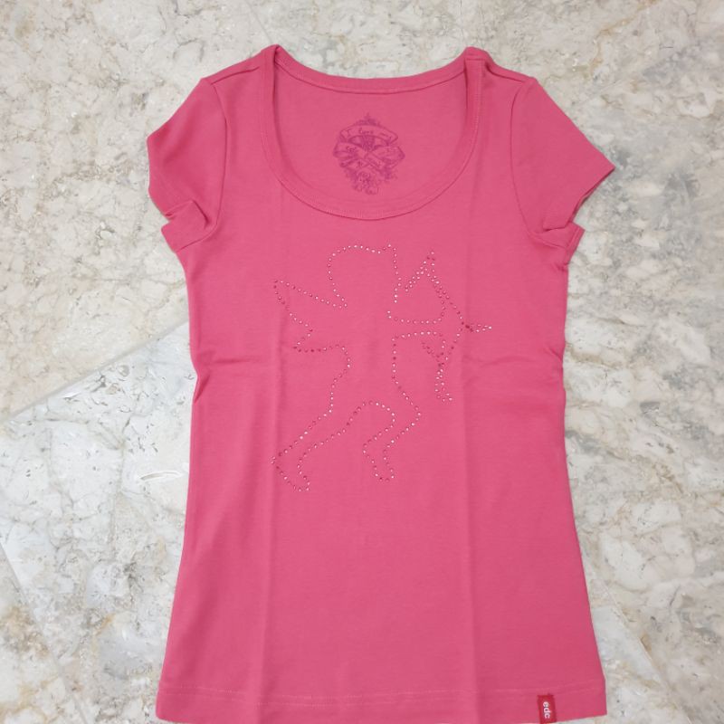 Preloved EDC by Esprit Tshirt Wanita Size XS Motif Cupid