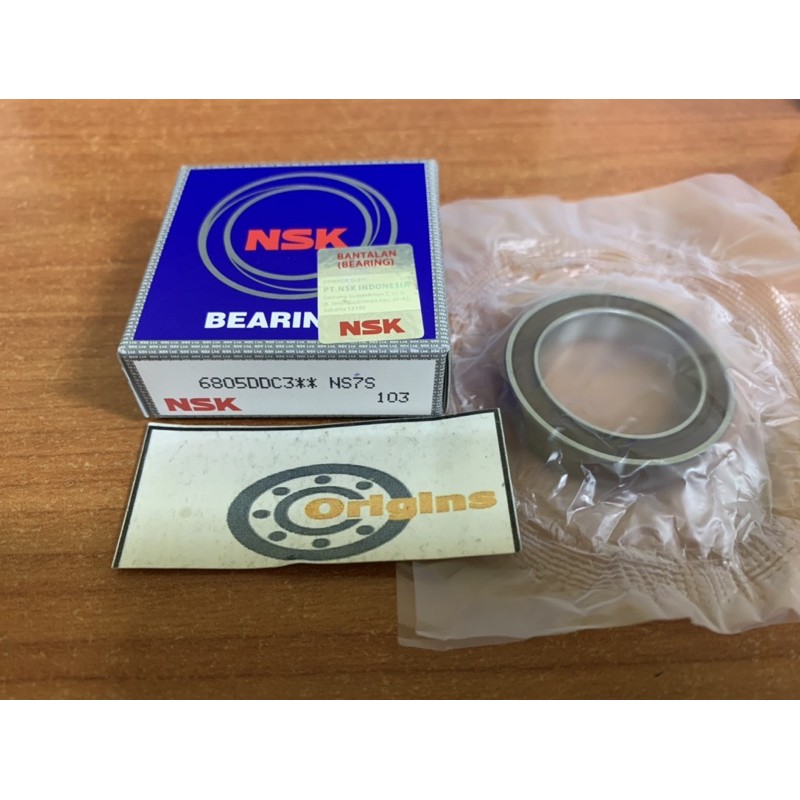 BEARING SEPEDA 6805 2RS 6805 DDU NSK ORIGINAL 25 X 37 X 7