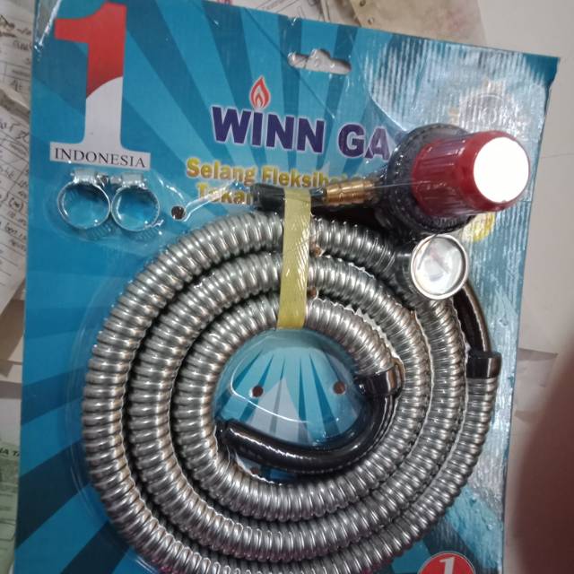 paket selang regurator high pressure winn gas w181 meter