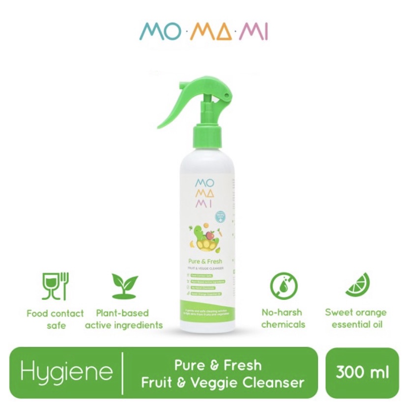 MOMAMI PURE FRESH FRUIT &amp; VEGGIE CLEANSER - 300ML