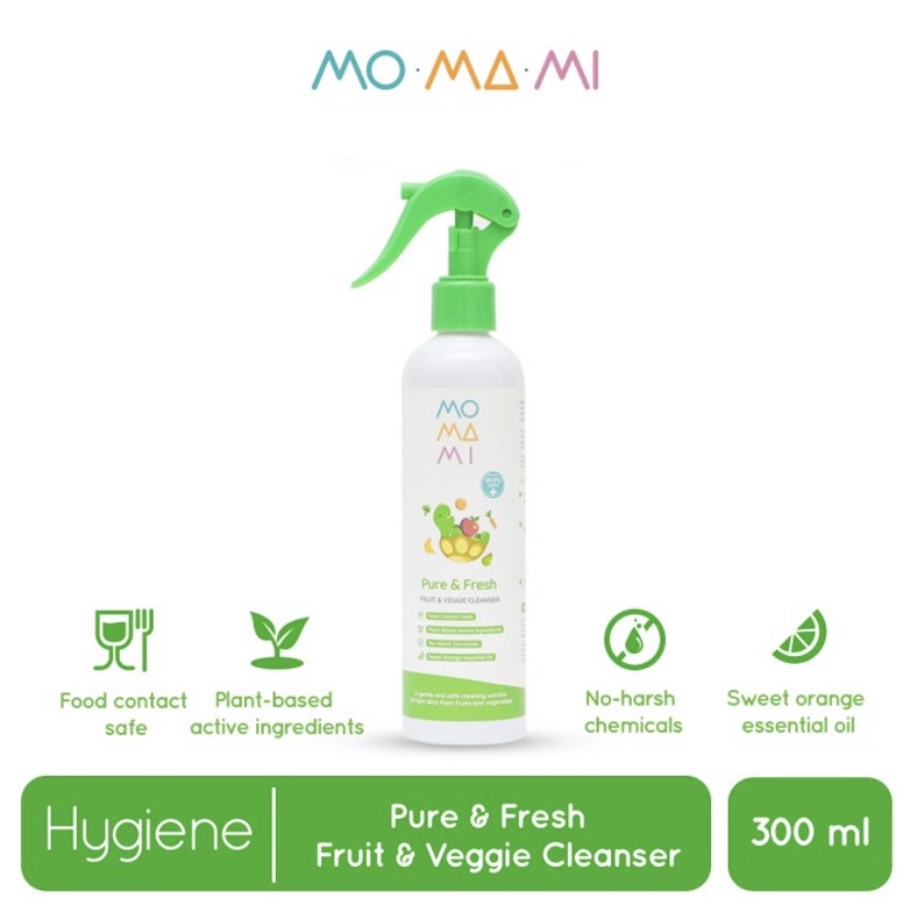 MOMAMI PURE FRESH FRUIT &amp; VEGGIE CLEANSER - 300ML