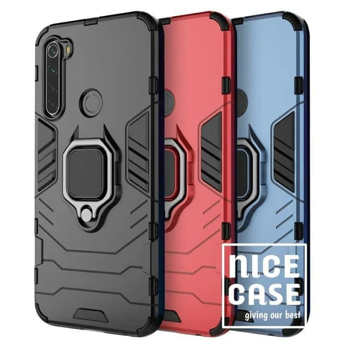 REDMI NOTE 6 PRO/REDMI NOTE 7/REDMI NOTE 8/REDMI NOTE 8 PRO CASE HARDCASE ARMOR PHANTER + RING 360