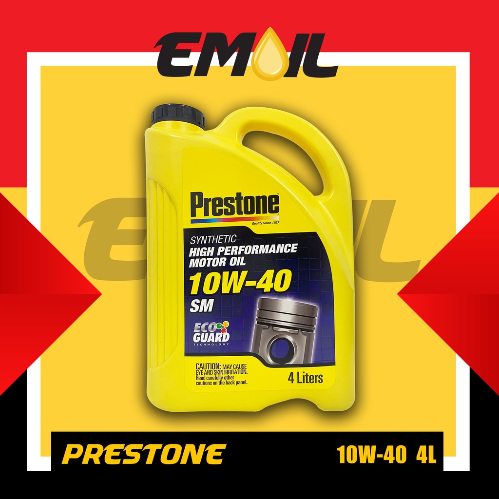 OLI PRESTONE SYTHETIC HIGH PERFORMANCE SAE 10W-40 SM GALON ISI 4 LITER