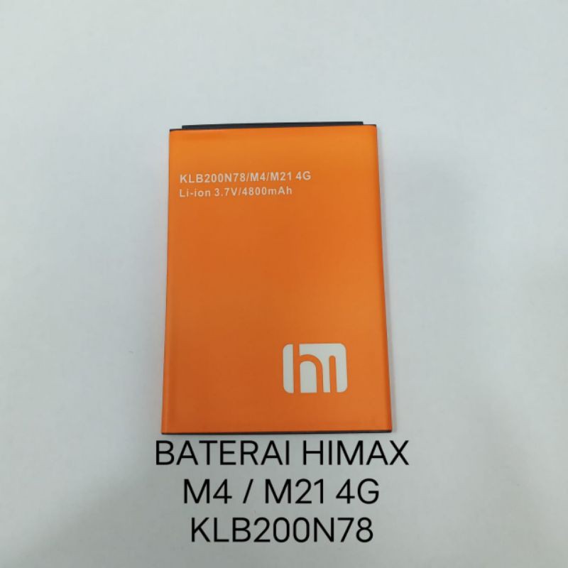 Baterai himax pure 3s M20i clasik KLB2 ON340 / M4 . M21 4G KLB200N78 batere baterei batrei bateray