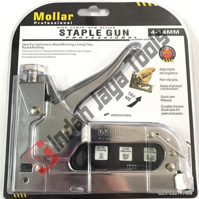 

Ini Staples Gun Tacker Mollar 3 In 1 / Staple Jok Tembak Hekter 3 Way