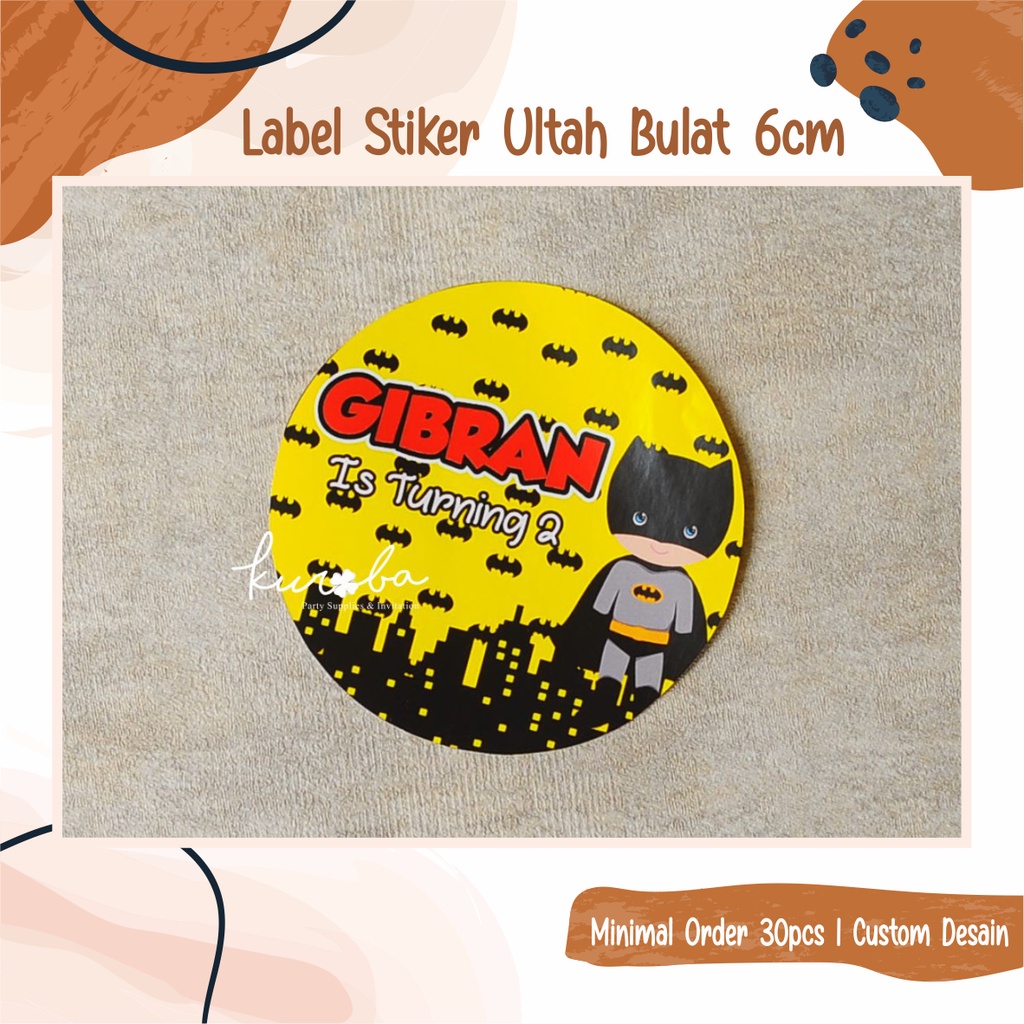 

Stiker Label Ulang Tahun Diameter 6cm