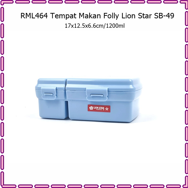 RML464 Tempat Makan/Kotak Makan Folly Lion Star SB-49