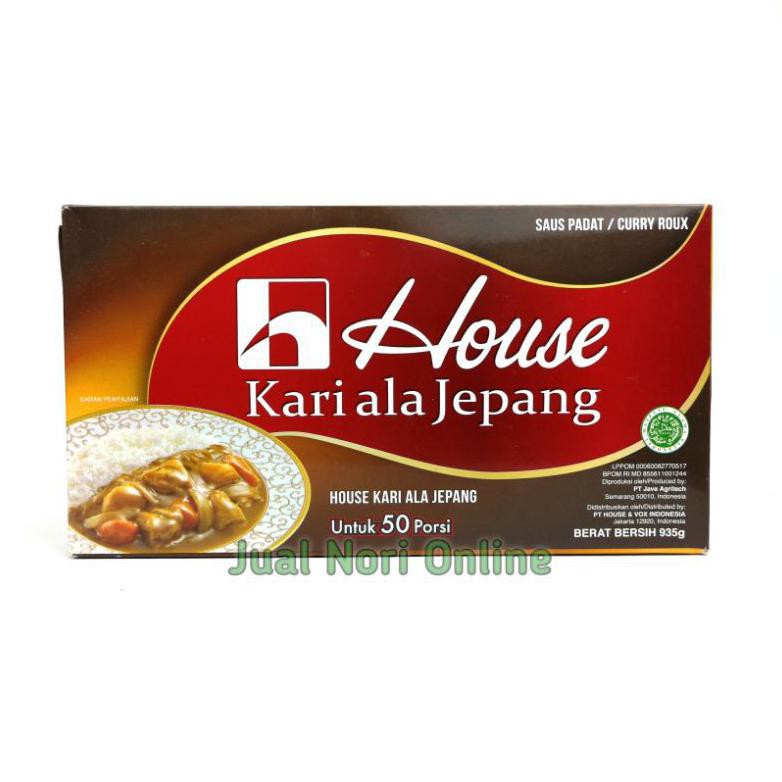 

{BISA COD} House Kari Ala Jepang 935gram HALAL MUI Bumbu curry ala jepang TERBATAS [Kode 1|Kode