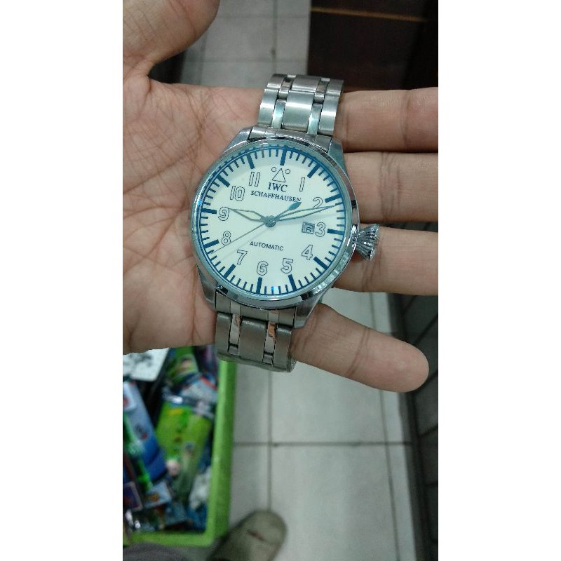 jam tangan Iwc automatic kondisi klasik style normam jam pria jam klasik