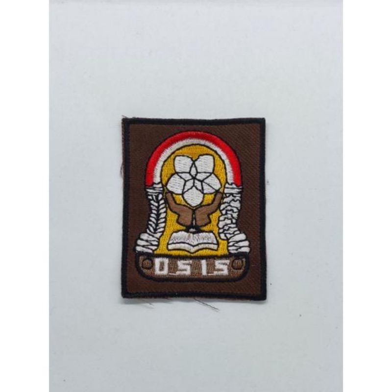 LOGO BORDIR OSIS SMA BEDGE SMA OSIS SMA SMP SMK EMBLEM PATCH OSIS SMA