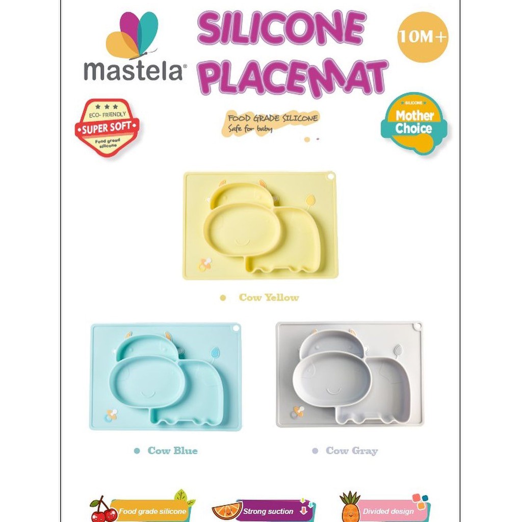 Mastela Kids Silicone Plate 6M+ PM187