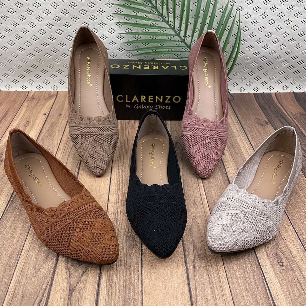 Sepatu Flat Wanita Rajut Import LC11 - Clarenzo