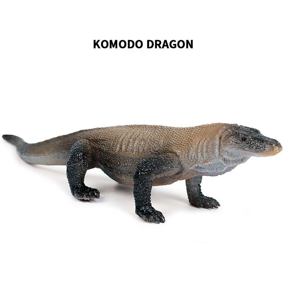 Nanas Komodo Naga Model Mainan Edukasi Sains &amp; Alam Belajar Awal Manusia Hidup Binatang Liar