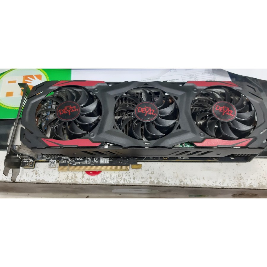 VGA RX 570 4GB GDDR5 RED DEVIL - VGA PowerColor RX570 Red Devil