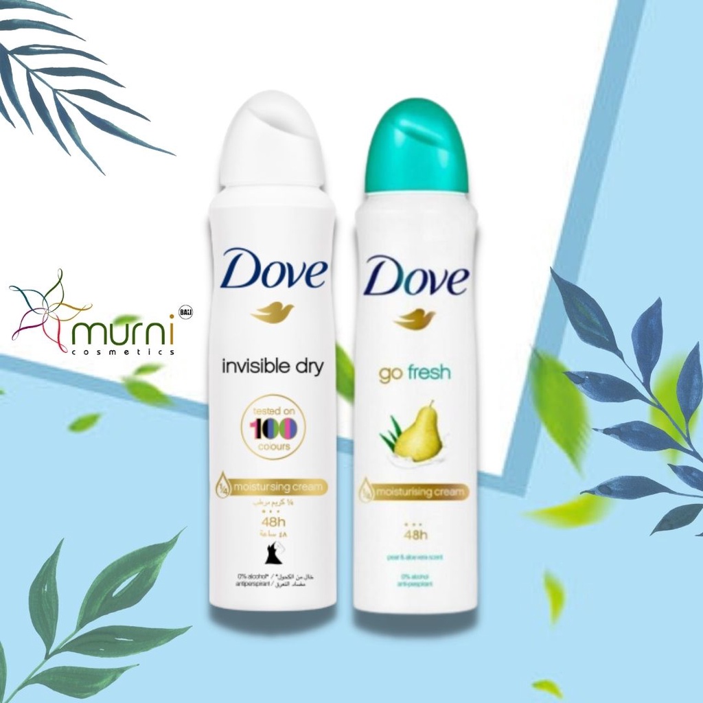 Jual DOVE MOISTURISING CREAM DEODORANT SPRAY 150ML