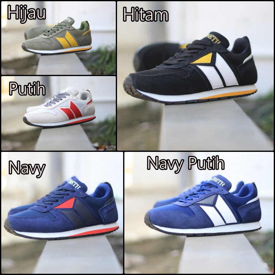 Sepatu Macbeth Suede Sneakers Kets Pria