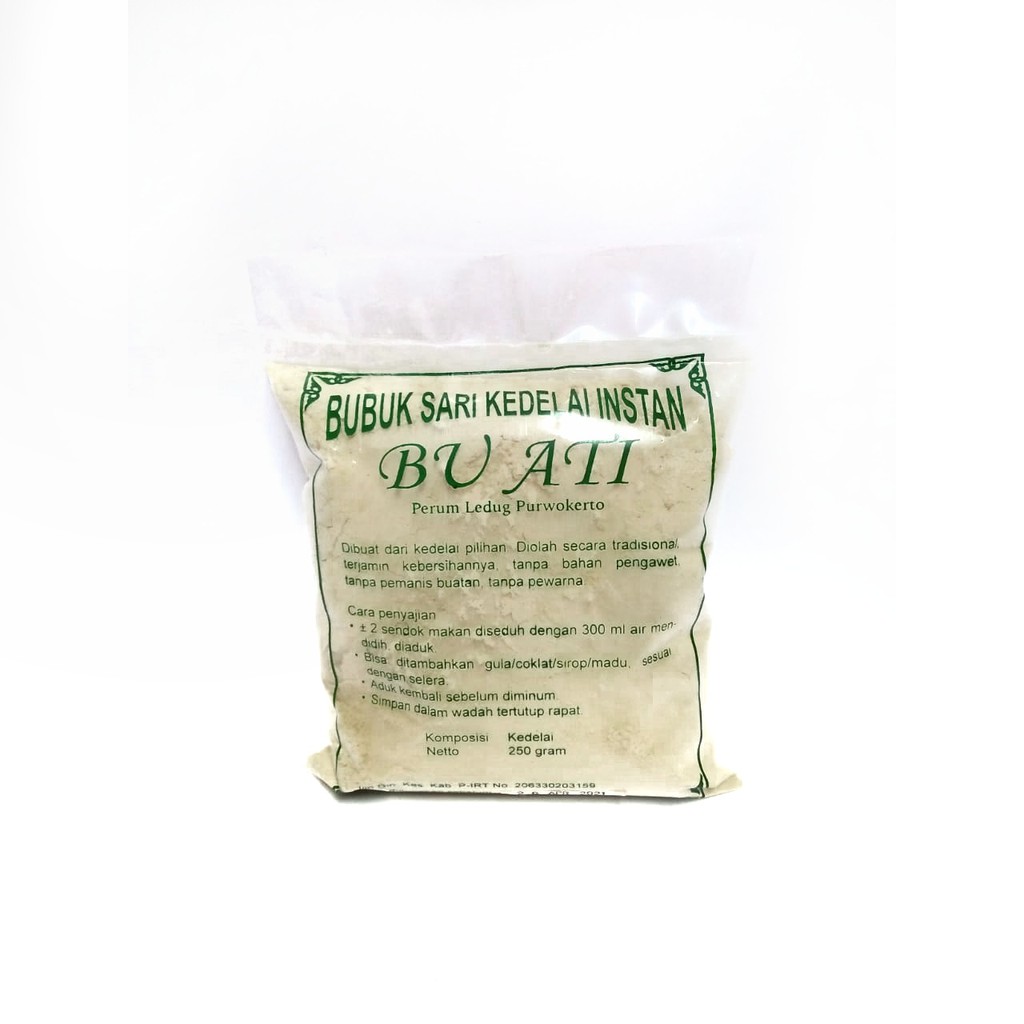 

Bubuk Sari Kedelai Tawar 250gr Instan