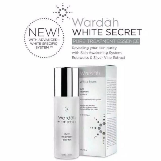 Wardah white secret pure treatment essence 30ml