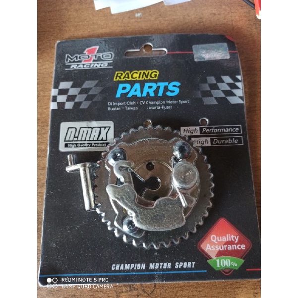 Gigi Sentrik MOTO 1 Timing Gear Mio Nouvo Jupiter MX king Vixion R15 CRF 150 Vega KLX 150 DTRACKER BEAT Mio M3 X ride Mio z Fino 125 Aerox Xabre adjustable stelan