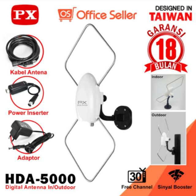 PX Antena Indoor/Outdoor Digital TV - HDA-5000