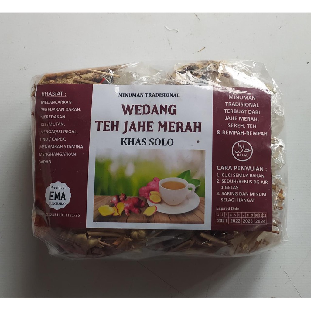 

WEDANG JAHE MERAH ISI 10 PCS