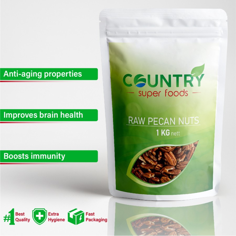 

[ 1 Kg ] - Raw Pecan Nuts | Kacang Pecan Mentah