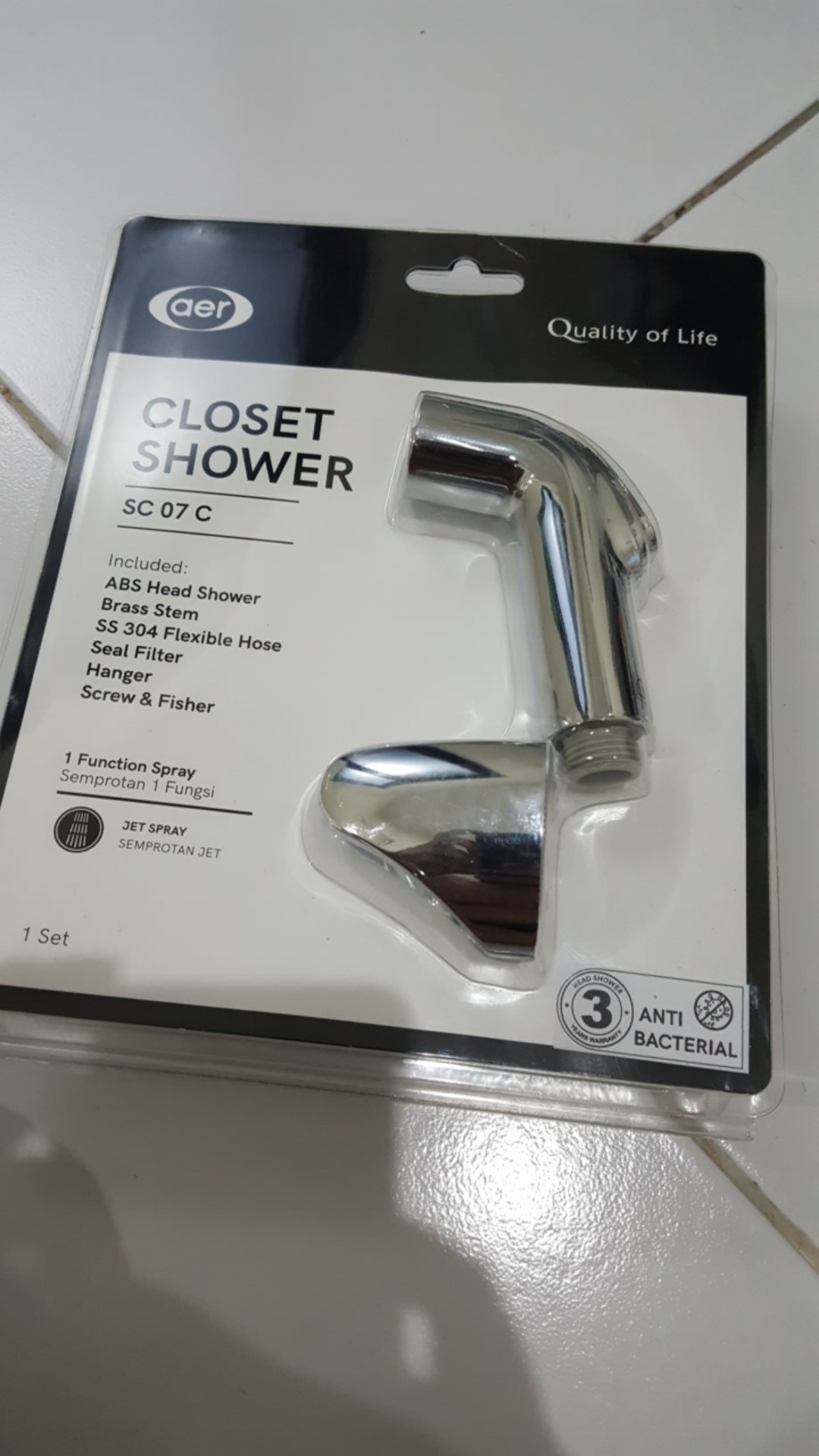 Aer Shower Kloset / Closet Shower / Toilet Bidet Sc 07 C