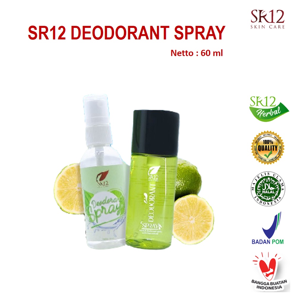 Jual Deodorant Spray Sr Obat Ketiak Viral Deodorant Viral Deodorant Herbal Sr