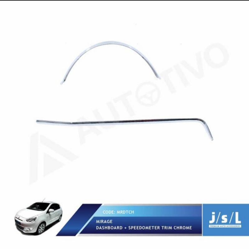 list dashboard interior Mitsubishi Mirage chrome jsl