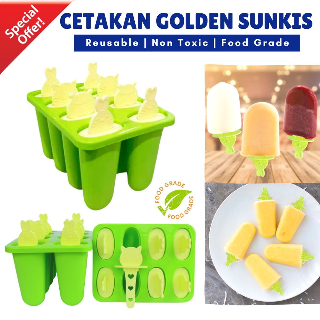 Cetakan Golden Sunkist Surabaya Cetakan Es Cetakan Es Krim Karakter Unik Es Krim Stik Cetakan Es Mam