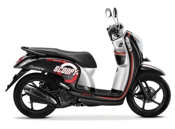 cover under side dek samping set kanan kiri Scoopy fi K16 th 2013 2016 hitam non original
