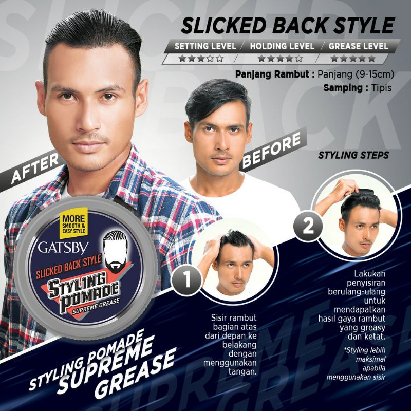 [BISA COD] GATSBY STYLING POMADE 30GR