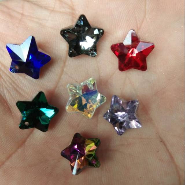 Crystal bintang grosir murah 6lsn/72pcs dan 12lusin/144pcs