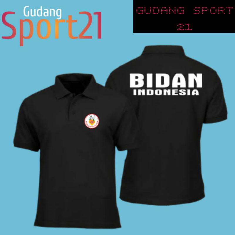kaos polo kerah bidan indonesia kaod bidan indonesia