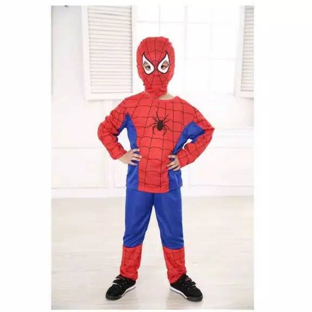 baju spiderman anak | costum spiderman