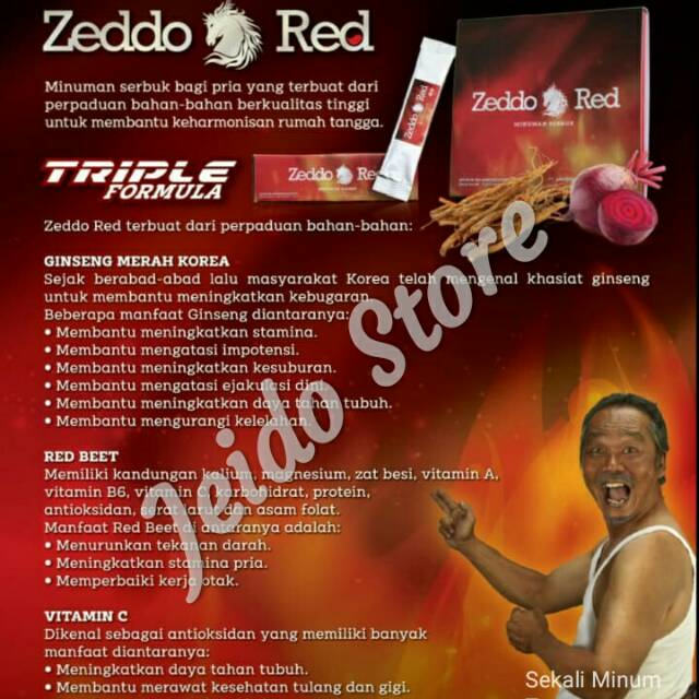 

Minuman Serbuk ZeddoRed 3box